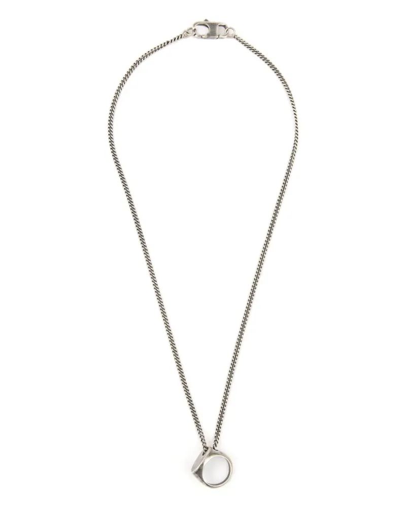 Maison Margiela Numeric Ring Halskette - Silber Silber