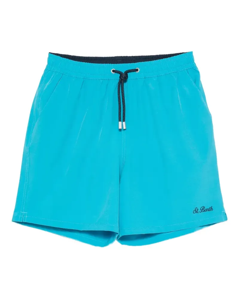 MC2 Saint Barth embroidered-logo swim shorts - Blau Blau
