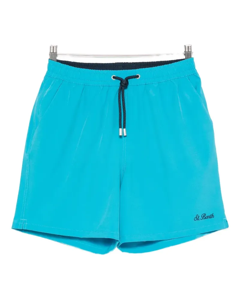 MC2 Saint Barth embroidered-logo swim shorts - Blau Blau