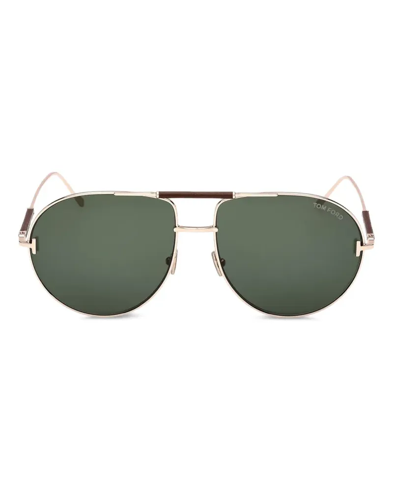 Tom Ford Getönte Pilotenbrille - Gold Gold