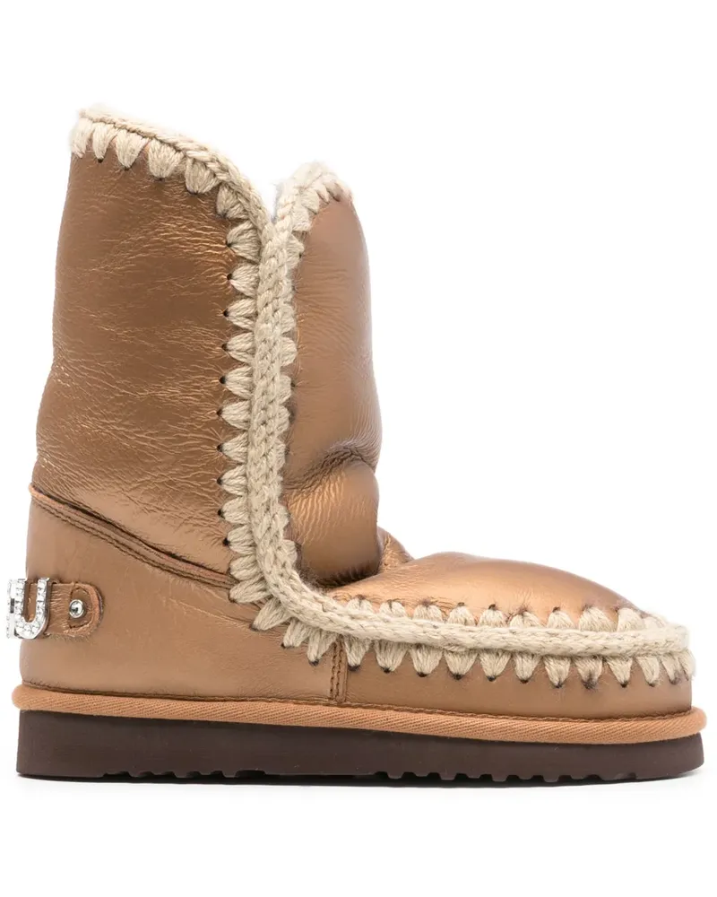 Mou Eskimostiefel mit Strass 24mm - Braun Braun