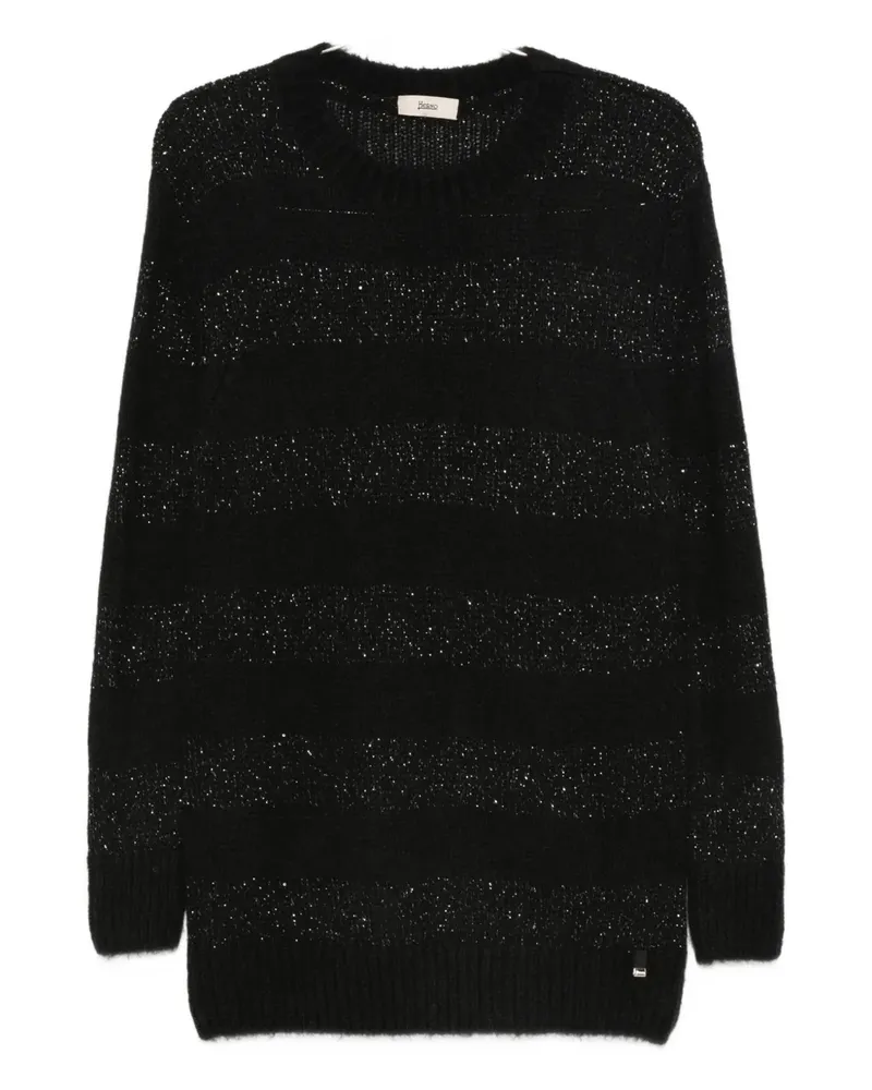 Herno striped sweater - Schwarz Schwarz
