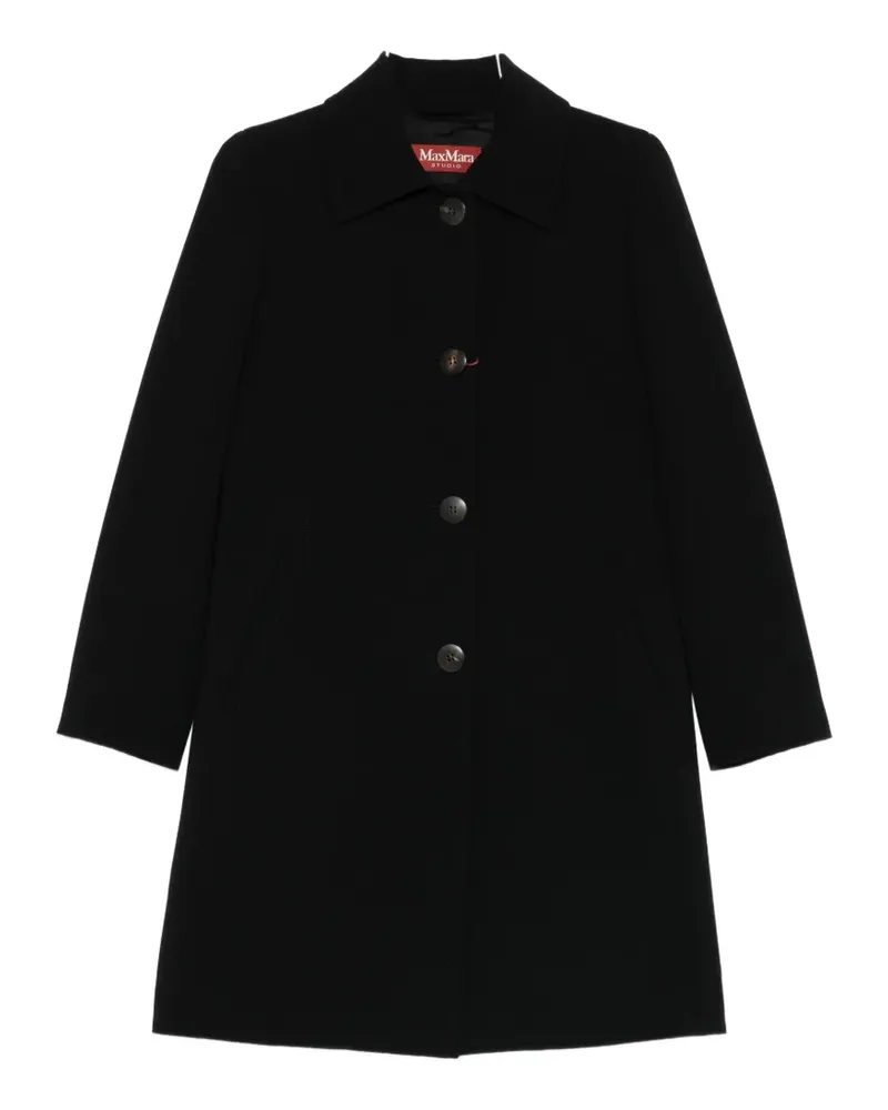 Max Mara tailored knee-length coat - Schwarz Schwarz