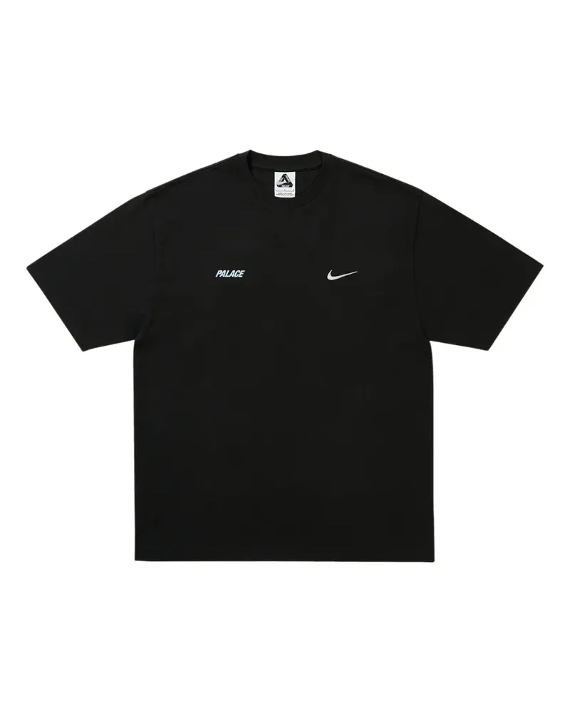 PALACE x Nike logo-print T-shirt - Schwarz Schwarz