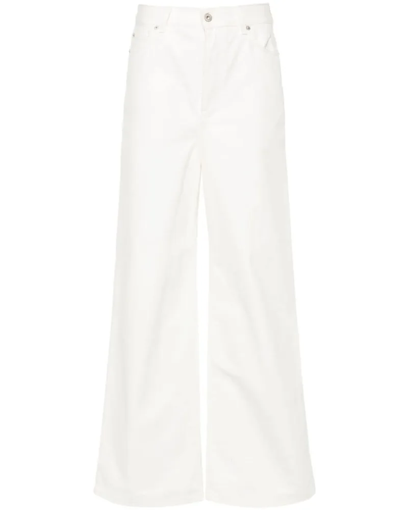 Loewe Straight-Leg-Jeans mit hohem Bund - Weiß Weiß