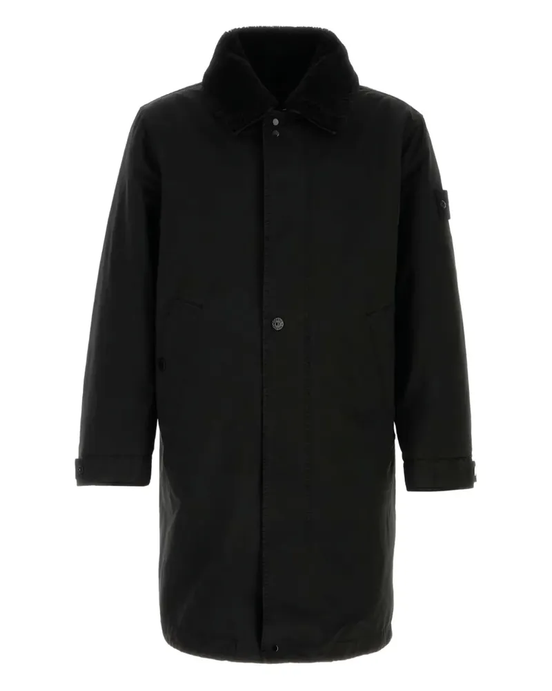 Stone Island shearling coat - Schwarz Schwarz