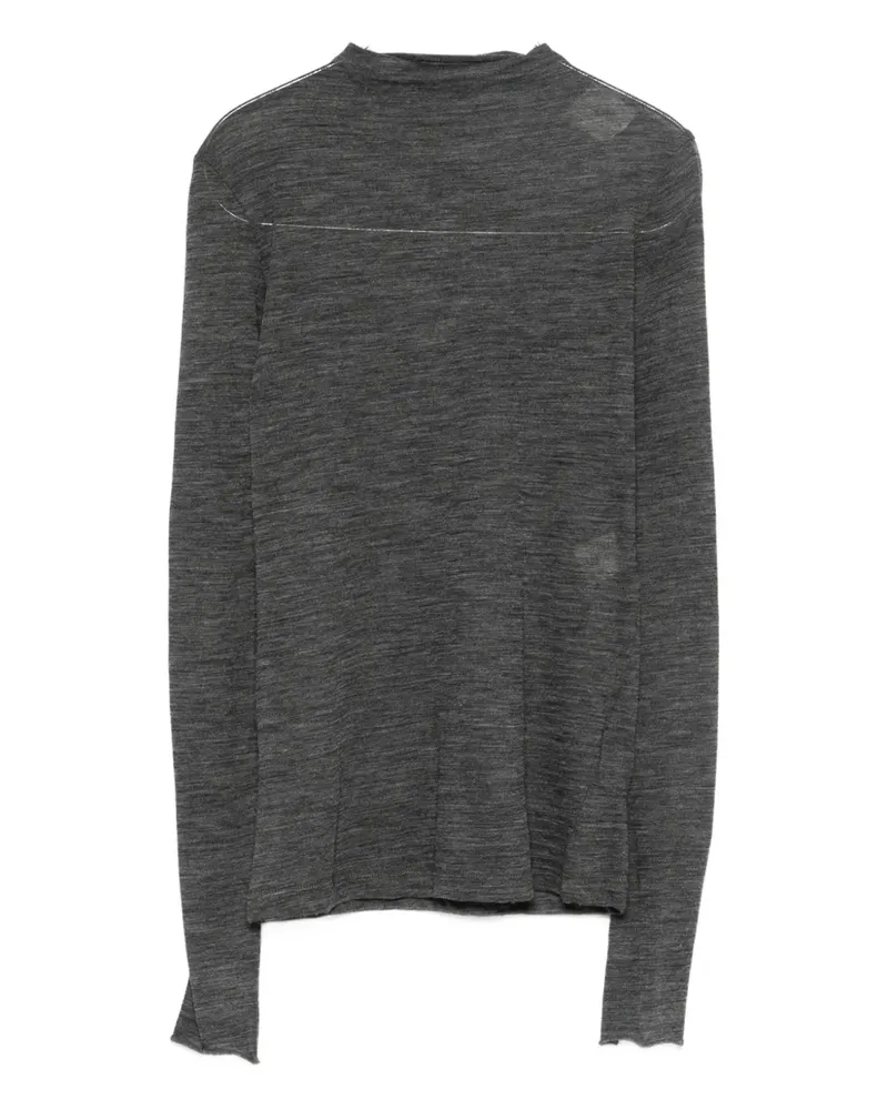 ALYSI Pullover mit Stehkragen - Grau Grau