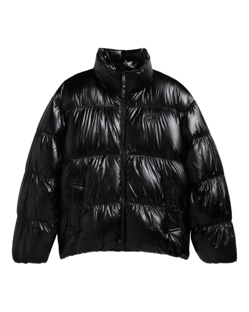 Tommy Hilfiger quilted high-neck jacket - Schwarz Schwarz