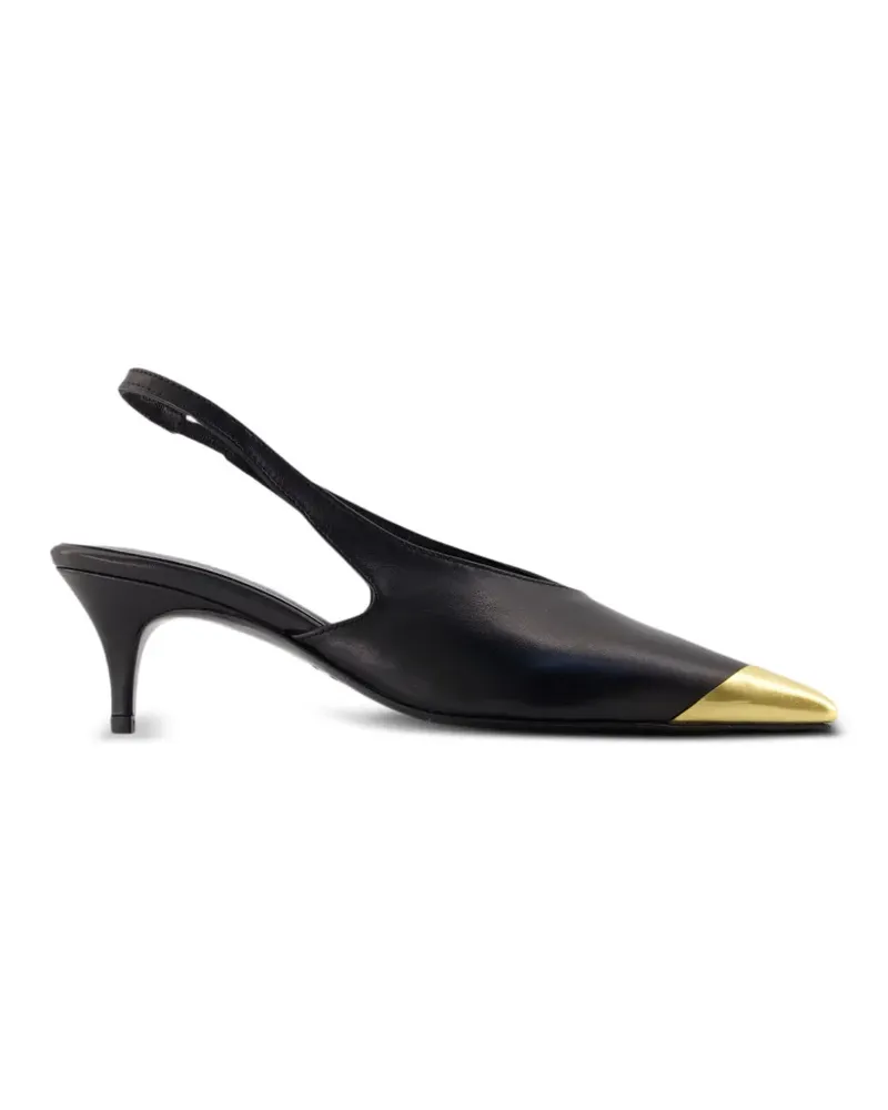 Anine Bing Nelly Slingback-Pumps mit Metallkappe - Schwarz Schwarz