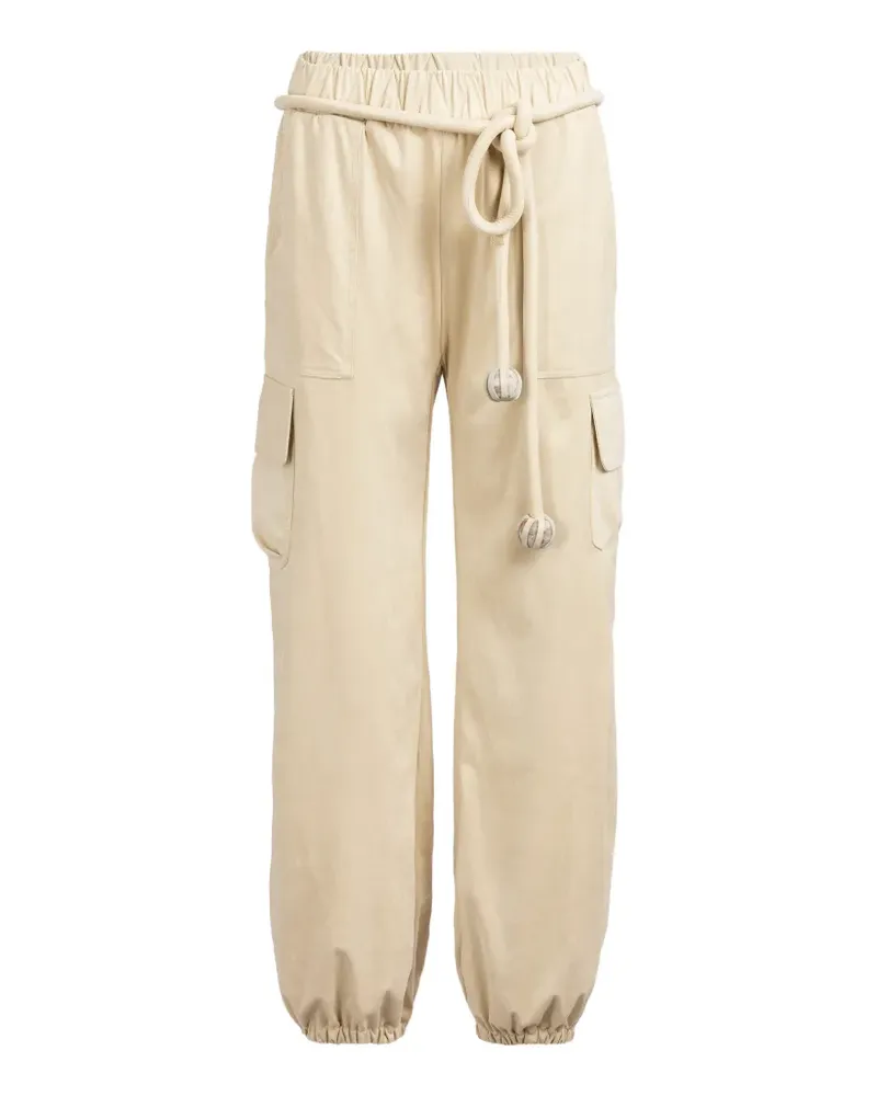 Silvia Tcherassi Niriti track pants - Nude Nude