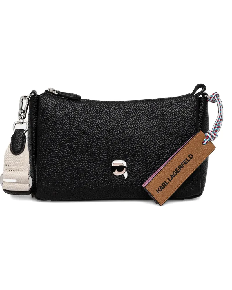 Karl Lagerfeld Ikon Umhängetasche - Schwarz Schwarz