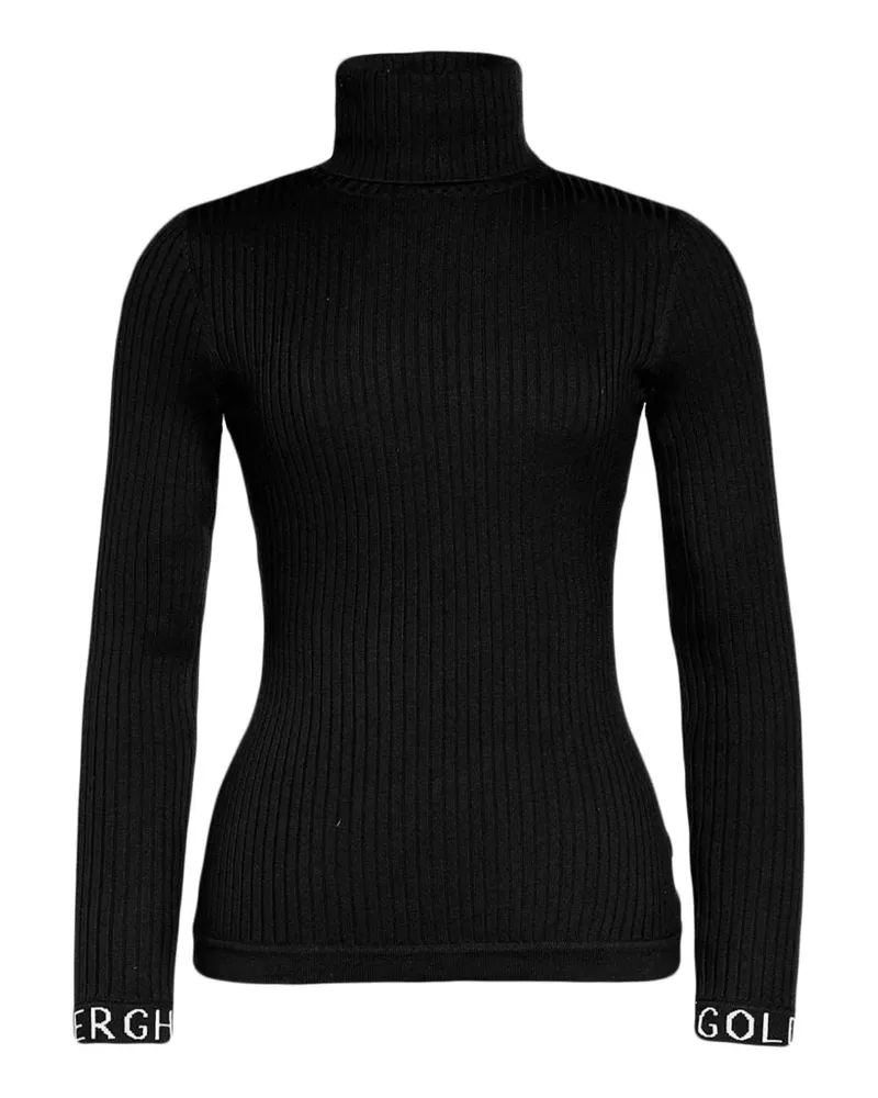 GOLDBERGH Gerippter Mira Rollkragenpullover - Schwarz Schwarz