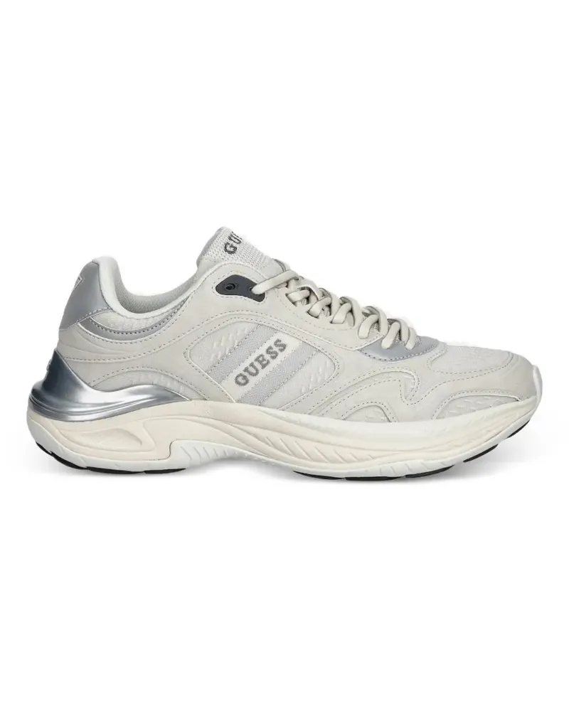 Guess Squan panelled logo-print sneakers - Grau Grau