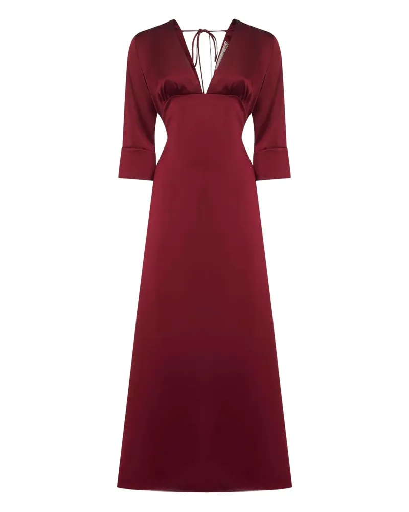 Blanca Ausgestelltes Albox Maxikleid - Rot Rot