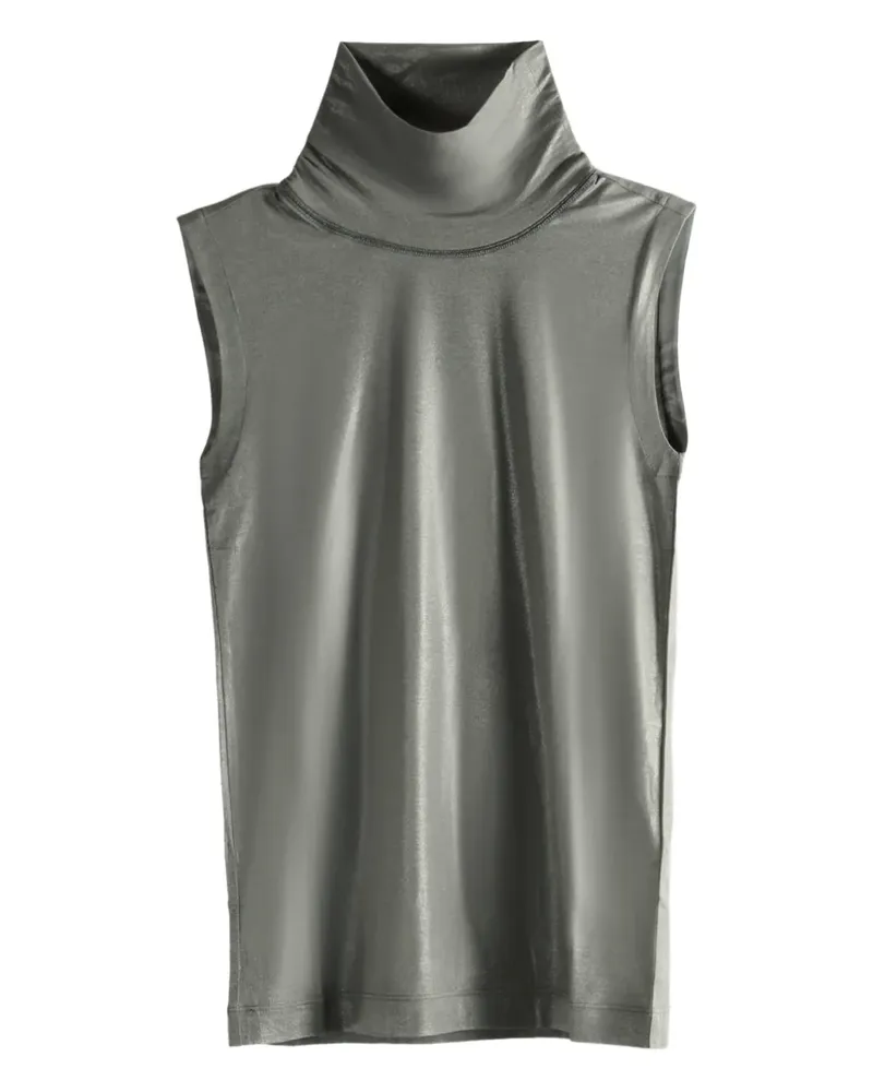 Brunello Cucinelli Oberteil mit Rollkragen - Grün Grün