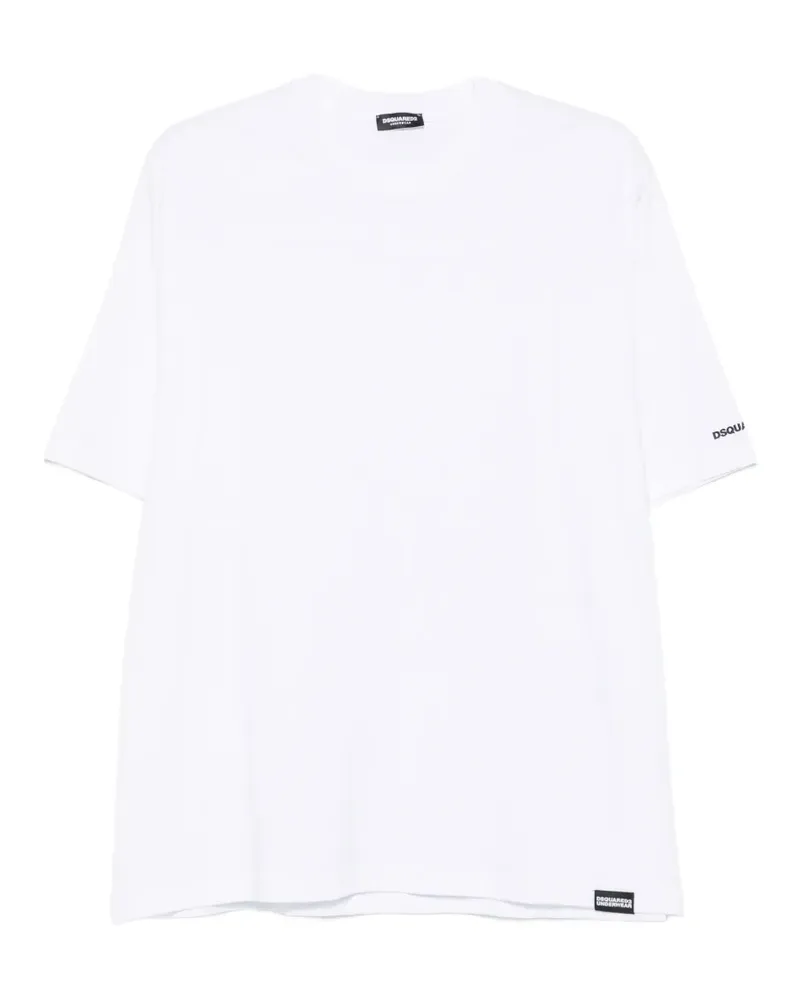 Dsquared2 logo-patch T-shirt - Weiß Weiß