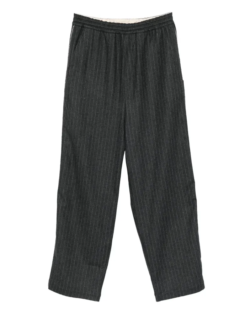 Isabel Benenato Hose mit Nadelstreifen - Grau Grau