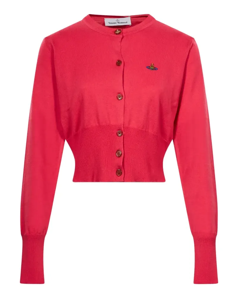 Vivienne Westwood Bestickter Cardigan - Rot Rot