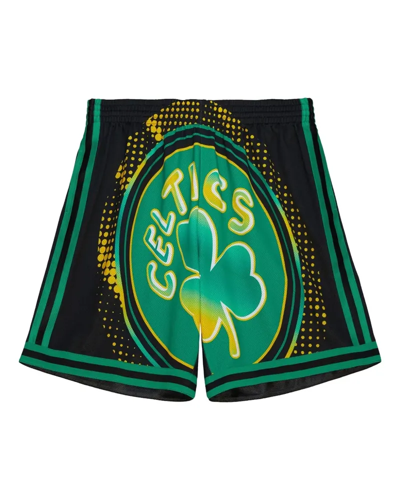 Mitchell & Ness Boston Celtics Big Face 5.0 Shorts - Schwarz Schwarz