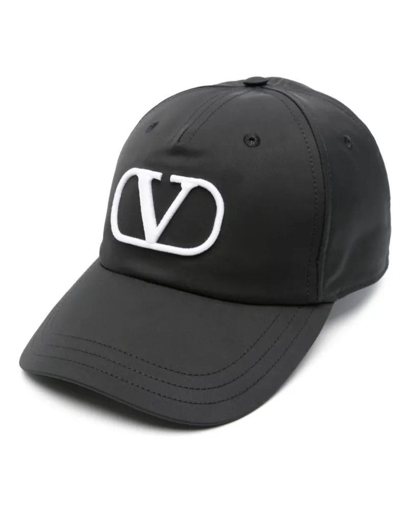 Valentino Garavani VLogo Signature Baseballkappe - Schwarz Schwarz