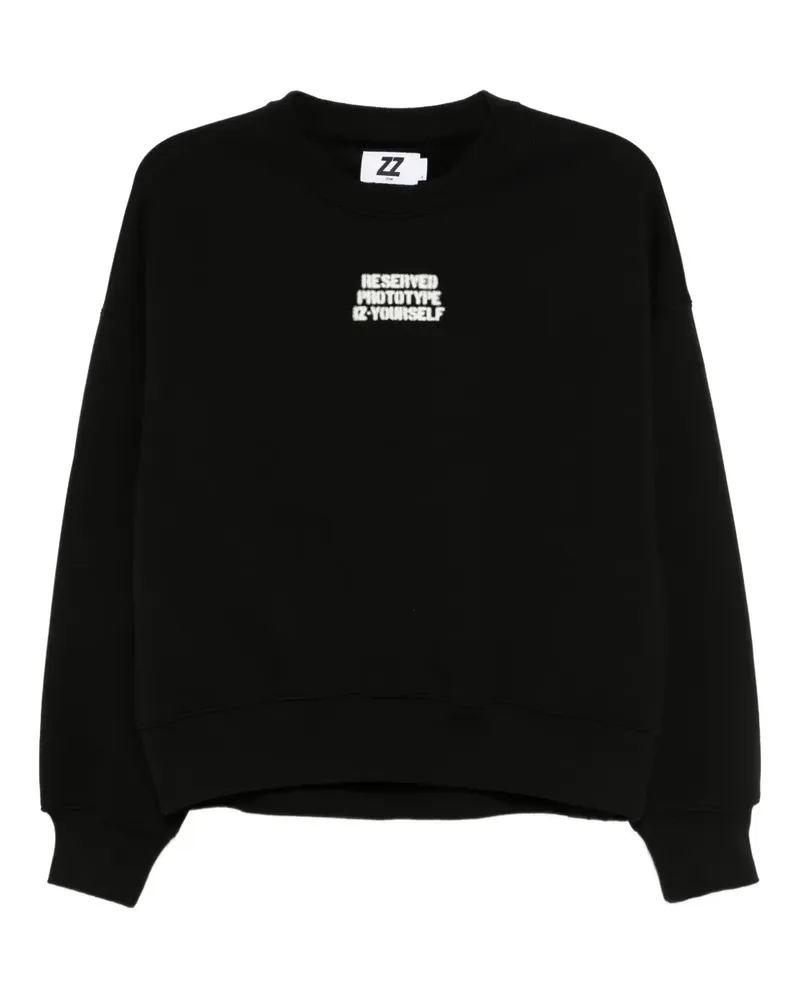 Izzue Sweatshirt mit grafischem Print - Schwarz Schwarz