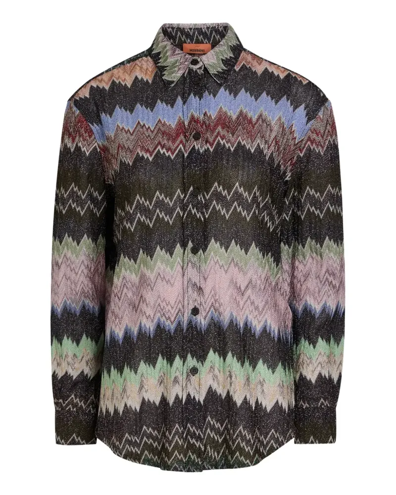 Missoni zigzag shirt - Schwarz Schwarz