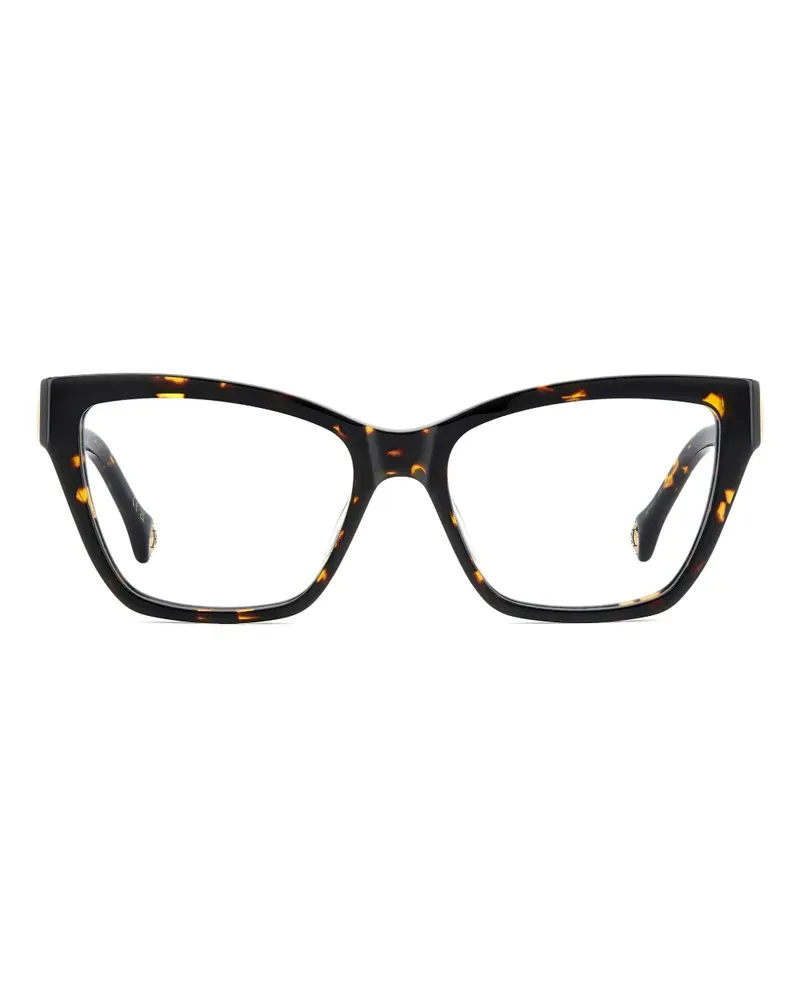 Carolina Herrera New York Brille mit Cat-Eye-Gestell - Schwarz Schwarz