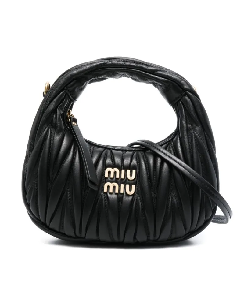 Miu Miu Mini Wander Tote Bag - Schwarz Schwarz