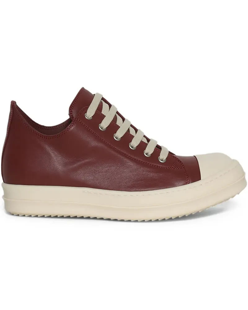 Rick Owens Klassische Sneakers - Rot Rot