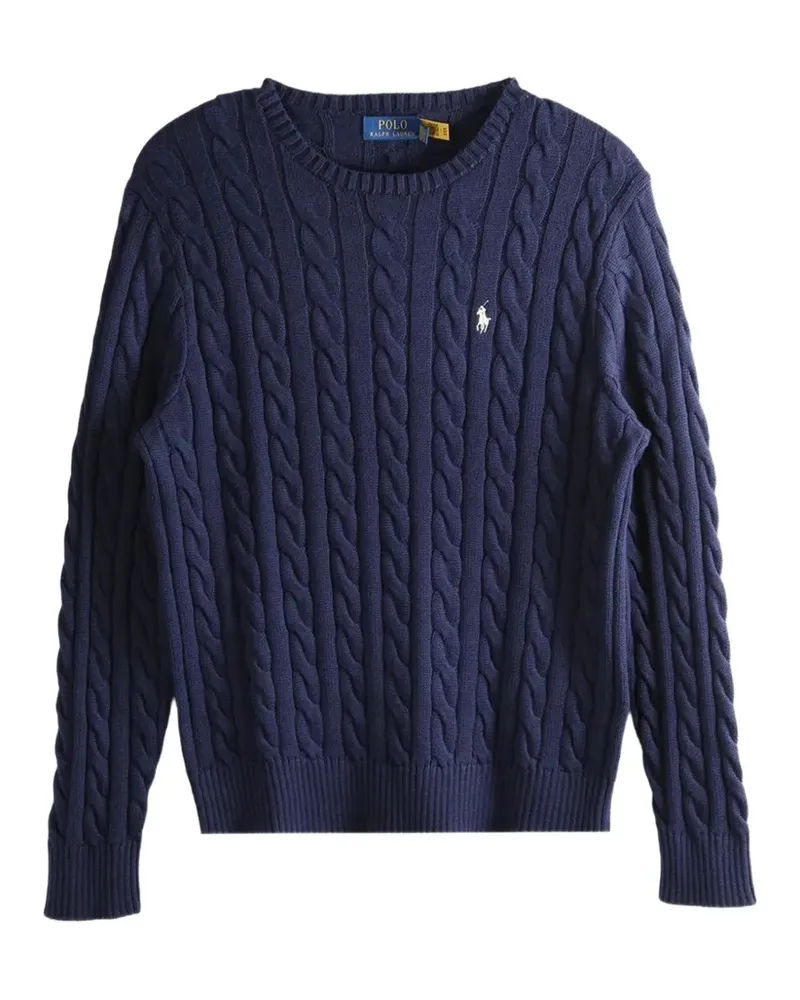 Ralph Lauren Pullover mit Zopfmuster - Blau Blau