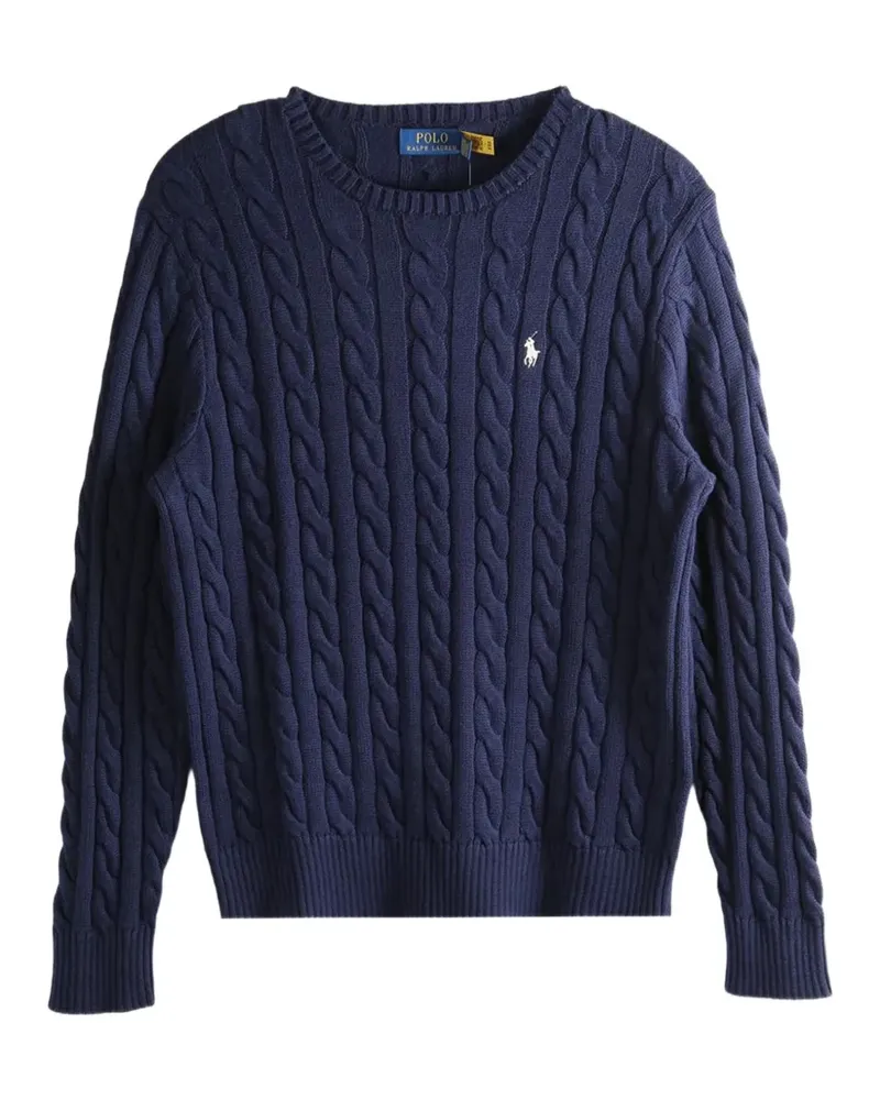 Ralph Lauren cable-knit crew-neck sweater - Blau Blau
