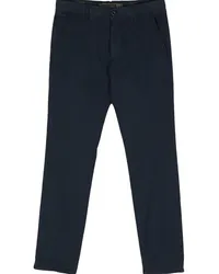 Incotex Klassische Cropped-Chino Blau