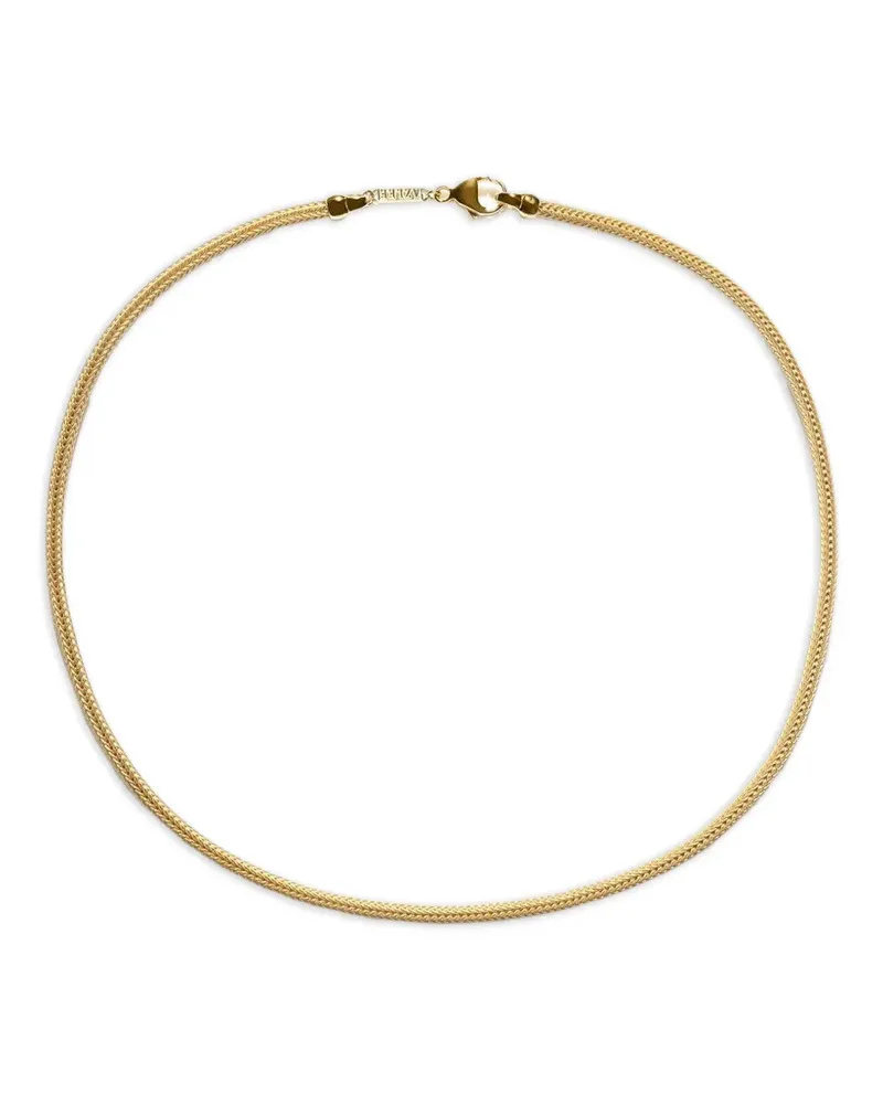 AZLEE Gewebte Divine Halskette - Gold Gold
