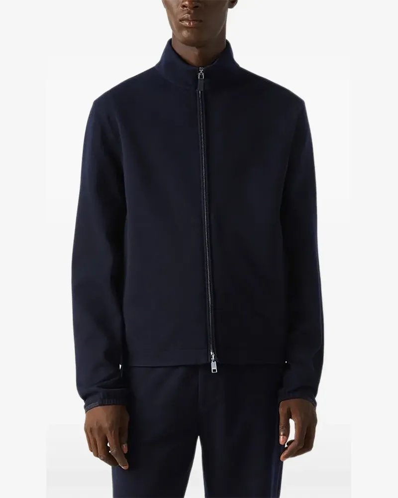 Ermenegildo Zegna Pullover mit Stehkragen - Blau Blau