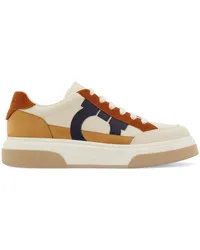 Ferragamo Sneakers mit Gancini-Detail Nude