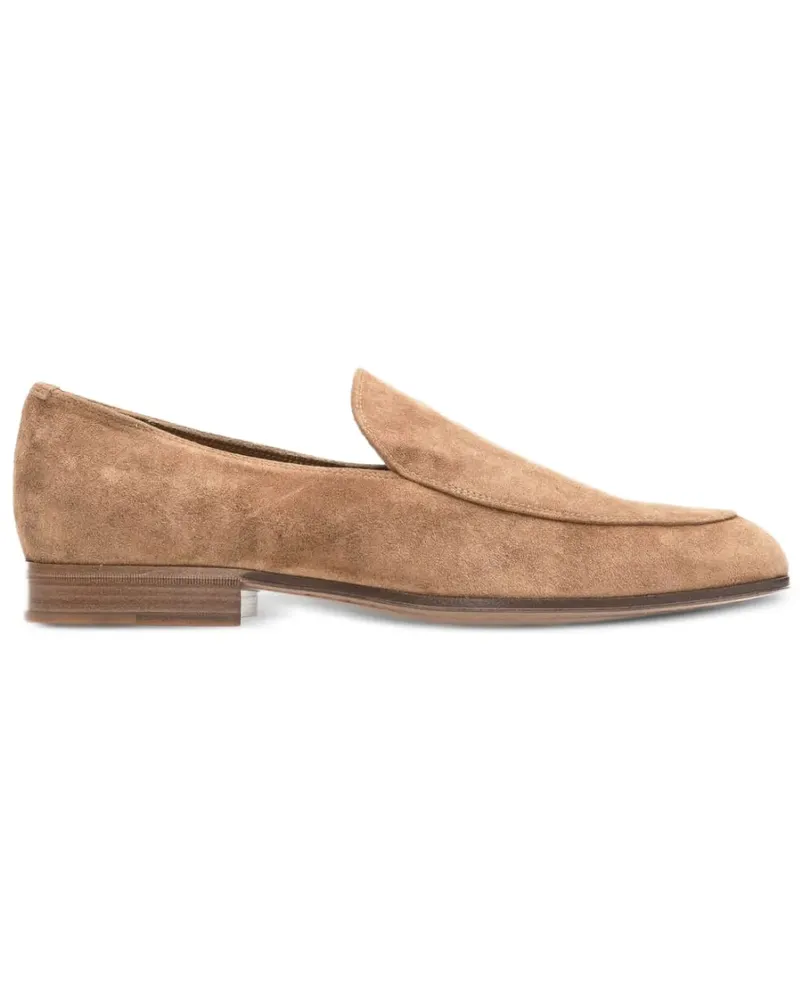 Gianvito Rossi Loafer aus Wildleder - Braun Braun