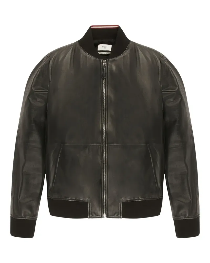 Bally Bomberjacke mit Reißverschluss - Schwarz Schwarz