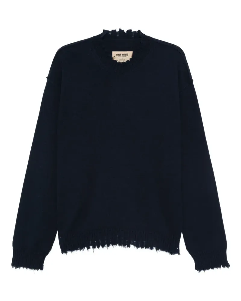 Uma Wang cashmere jumper - Blau Blau