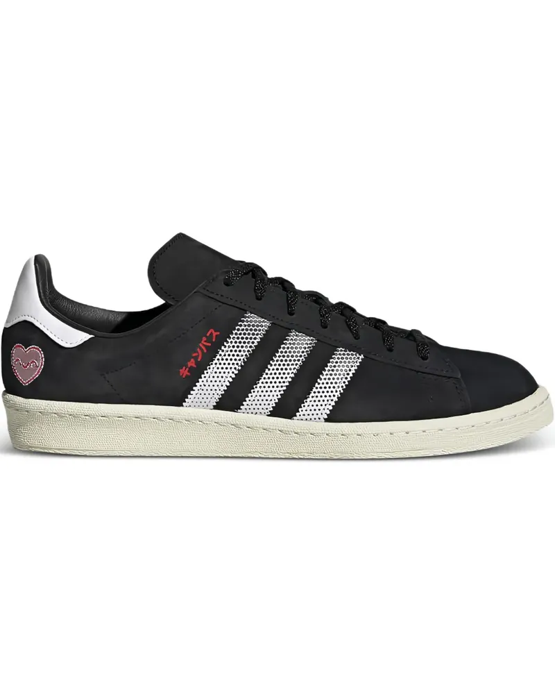 adidas Campus 80s Sneakers - Schwarz Schwarz