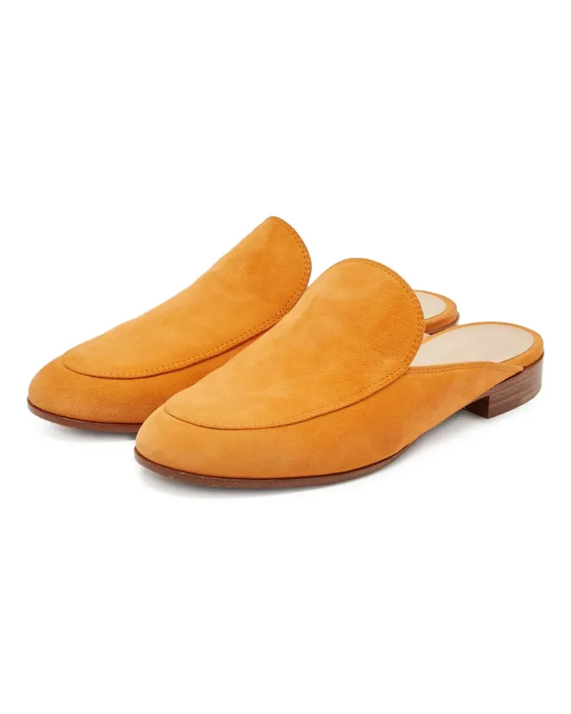 Gianvito Rossi Flache Mules - Orange Orange