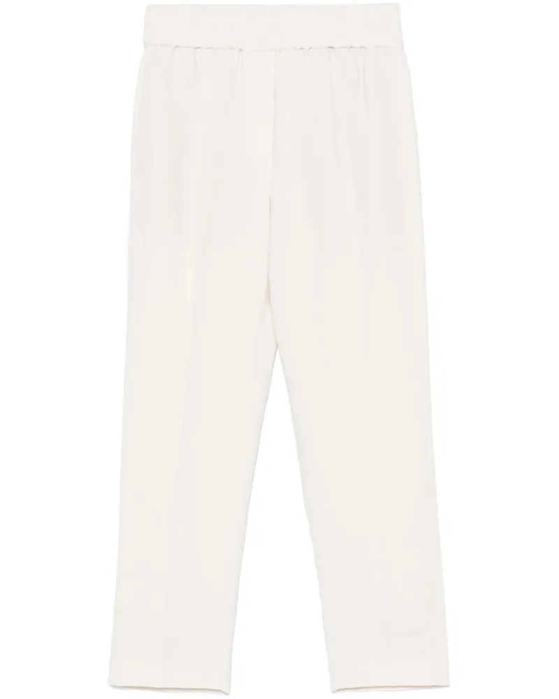 Brunello Cucinelli Tapered-Hose mit Bügelfalten - Nude Nude
