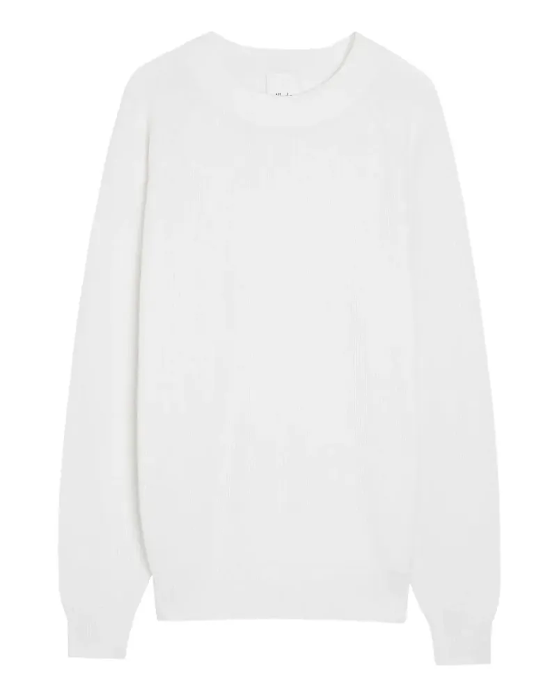 ALLUDE raglan-sleeve knitted cashmere jumper - Weiß Weiß
