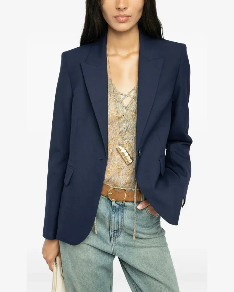 Zadig & Voltaire Einreihiges Sakko - 434 BLUEBERRY 434