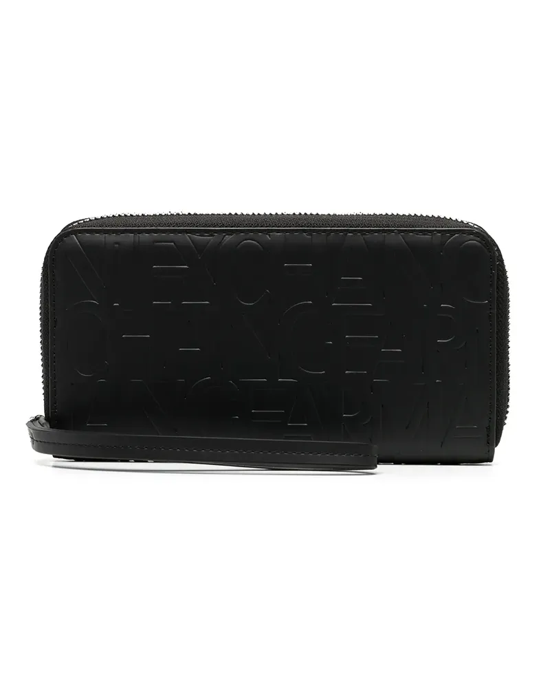 Armani Exchange Portemonnaie mit Logo-Prägung - Schwarz Schwarz