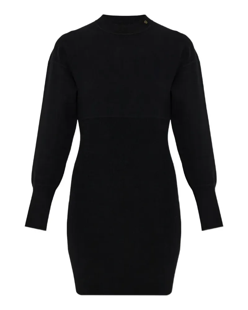 Anine Bing Imane logo-plaque mini dress - Schwarz Schwarz
