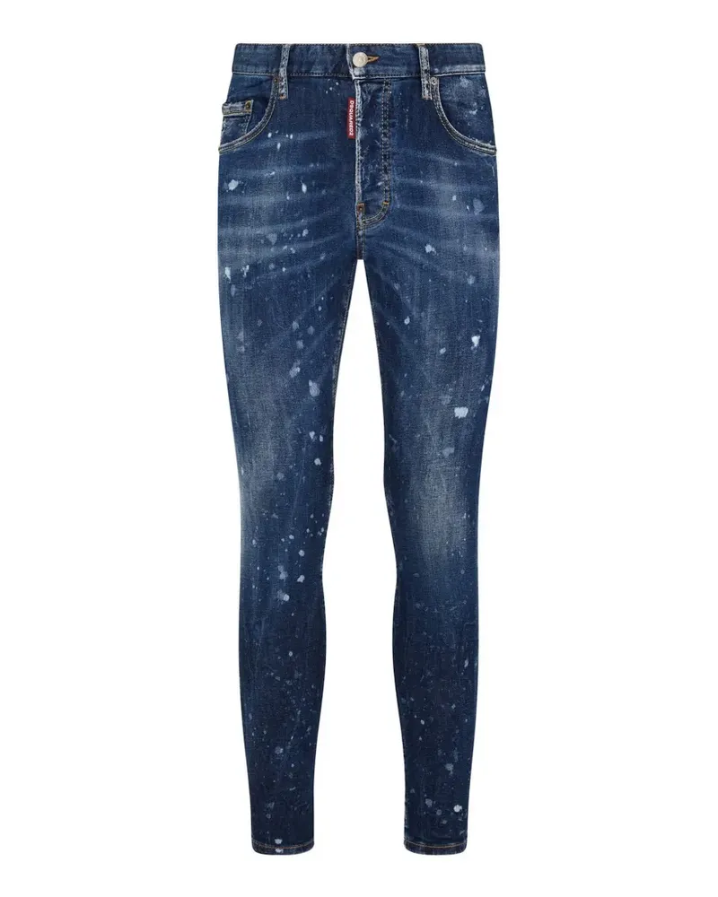 Dsquared2 Hose mit schmalem Schnitt - Blau Blau