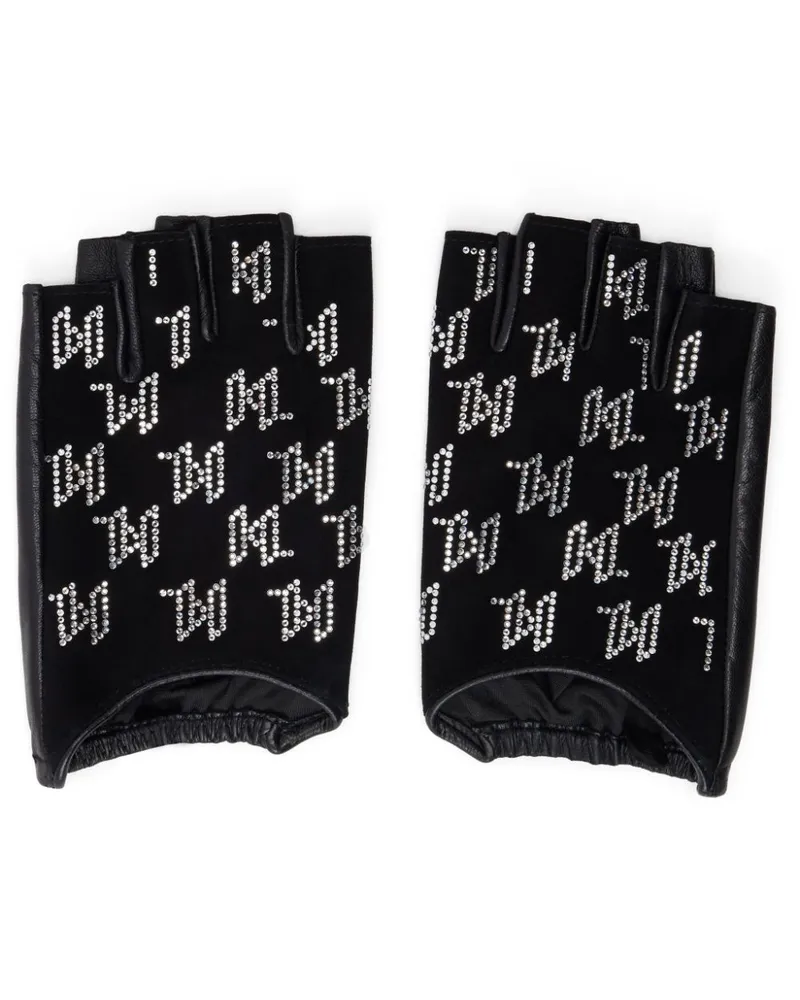 Karl Lagerfeld K/Monogram Handschuhe - Schwarz Schwarz