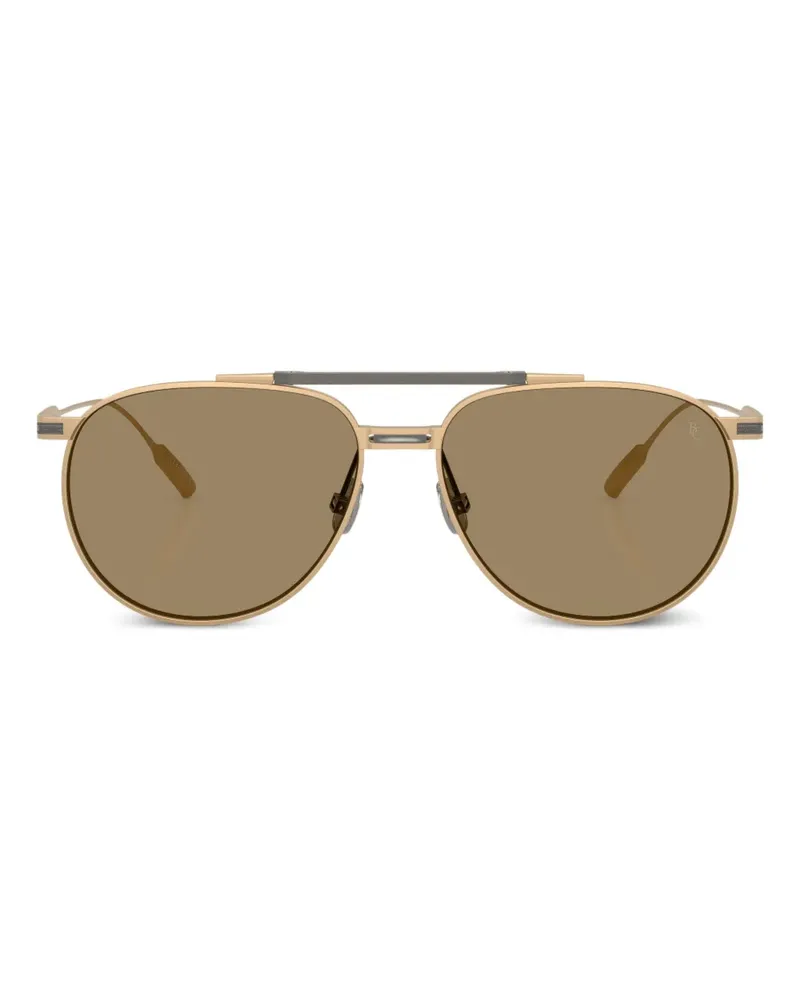 Brunello Cucinelli Getönte Pilotenbrille - Gold Gold