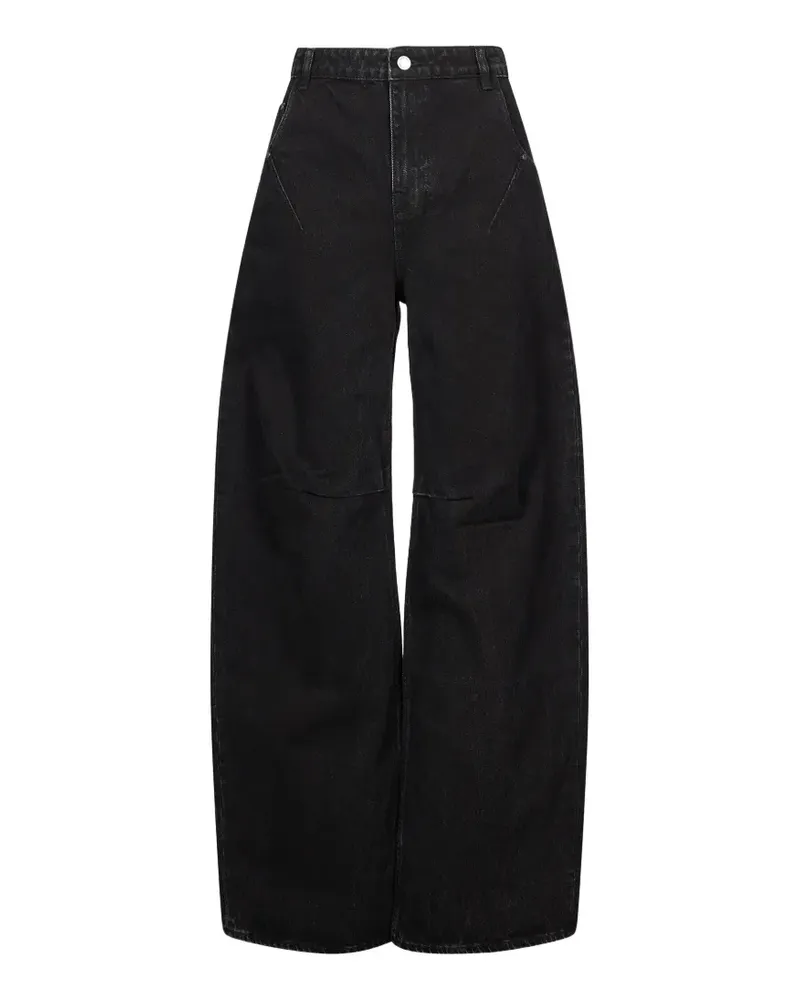 Entire Studios Tapered-Jeans mit Logo - Schwarz Schwarz