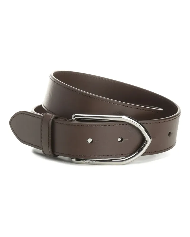 Jacquemus The Bambino buckle belt - Braun Braun